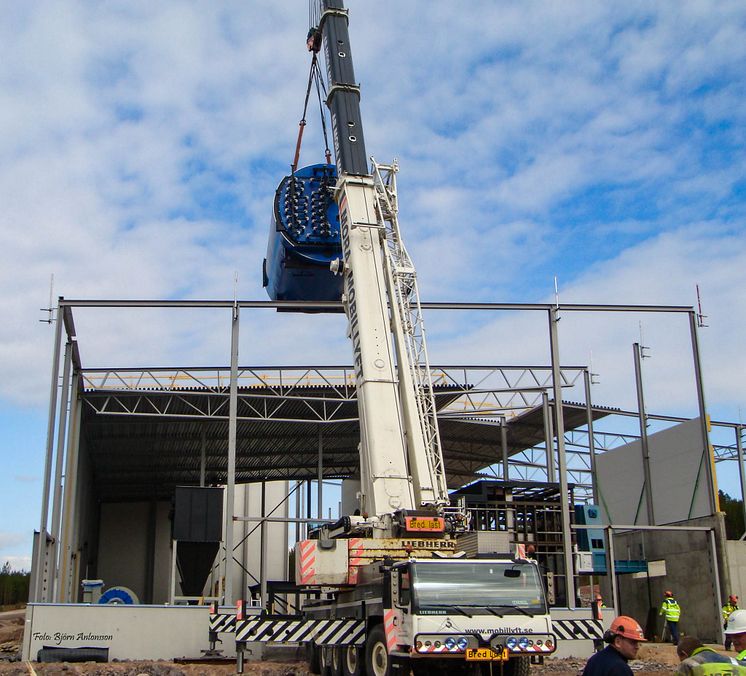 Solör Bioenergis pelletsfabrik i Älvdalen