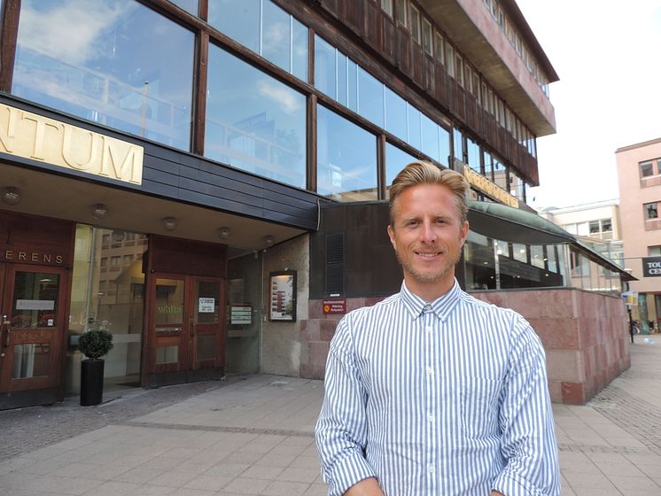 Markus Karlsson, lärare, Plusgymnasiet i Örebro. Foto:Örebro kommun