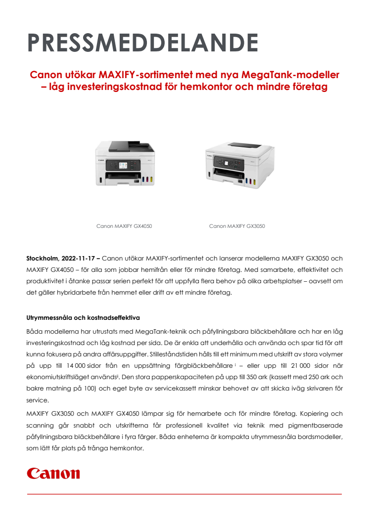 Pressmeddelande Canon MAXIFY GX3050 och GX4050.pdf