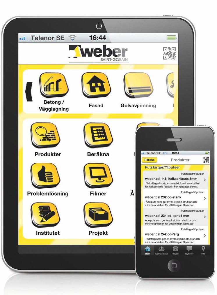 weber.app för iPhone och Android