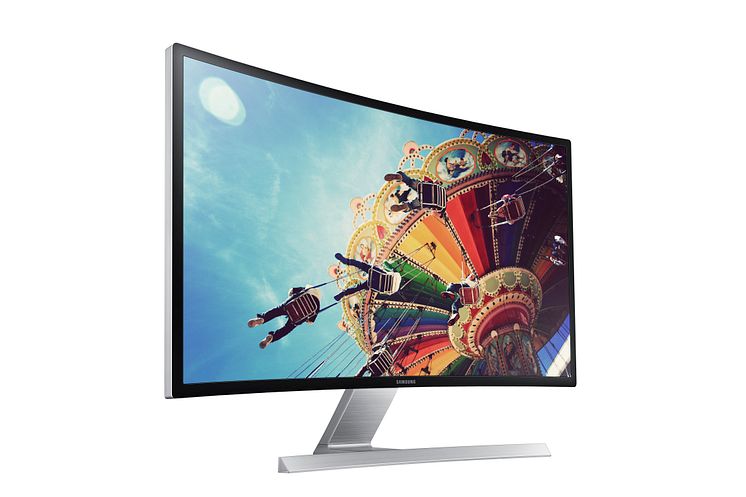 27 tommer Curved monitor 