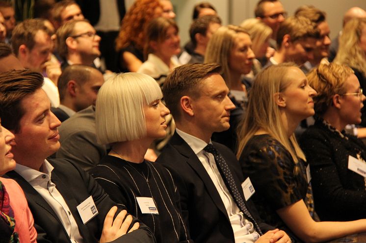 Deltagere ved Berlingske Talent 100 konferencen 2014 (foto af Søren Dandanell)