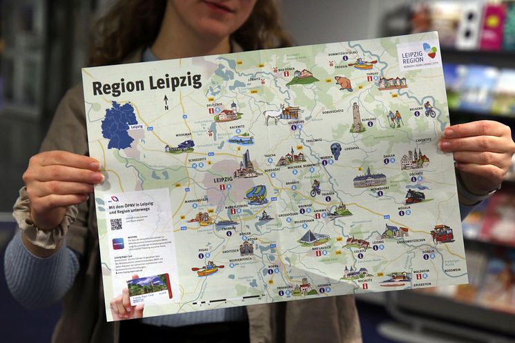 Übersichtskarte Region Leipzig