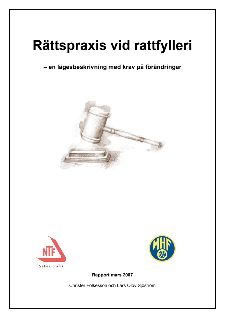 Rättspraxis vid rattfylleri