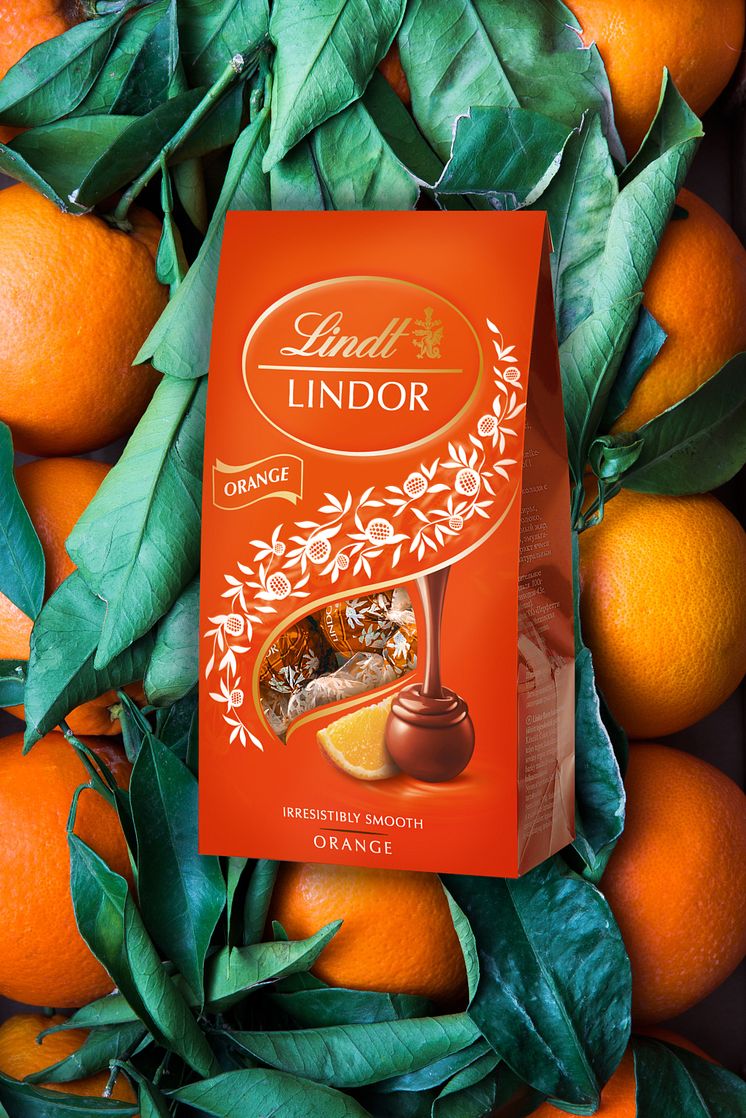 Lindor Orange 137g påse Mood