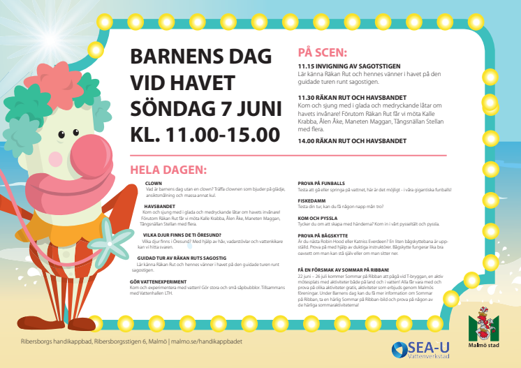 Program Barnens dag vid havet 2015