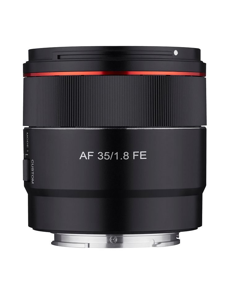 Samyang AF 35mm F1.8 FE Product Image 04 - No_hood_Front