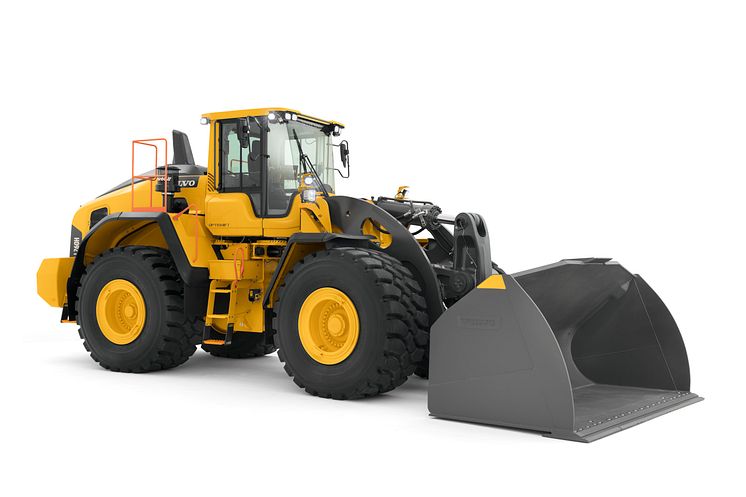 Hjullastare Volvo L260H - studiobild