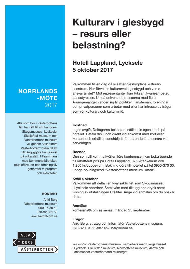 Kulturarv i glesbygd – resurs eller belastning?