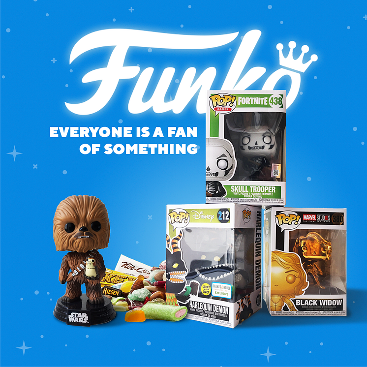 FUNKO popkulturprodukter kommer till åtta utvalda Hemmakväll butiker under vecka 30 2019