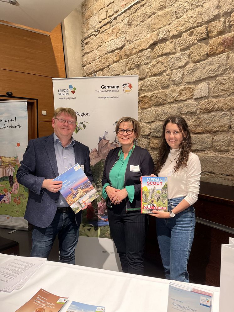 Nationales Presse-Treffen - Barbara Klepsch am Leipzig-Stand