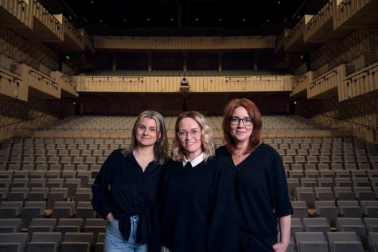 Emmy Gustafsson Wass, Evelina Nilsson och Lena Degerman