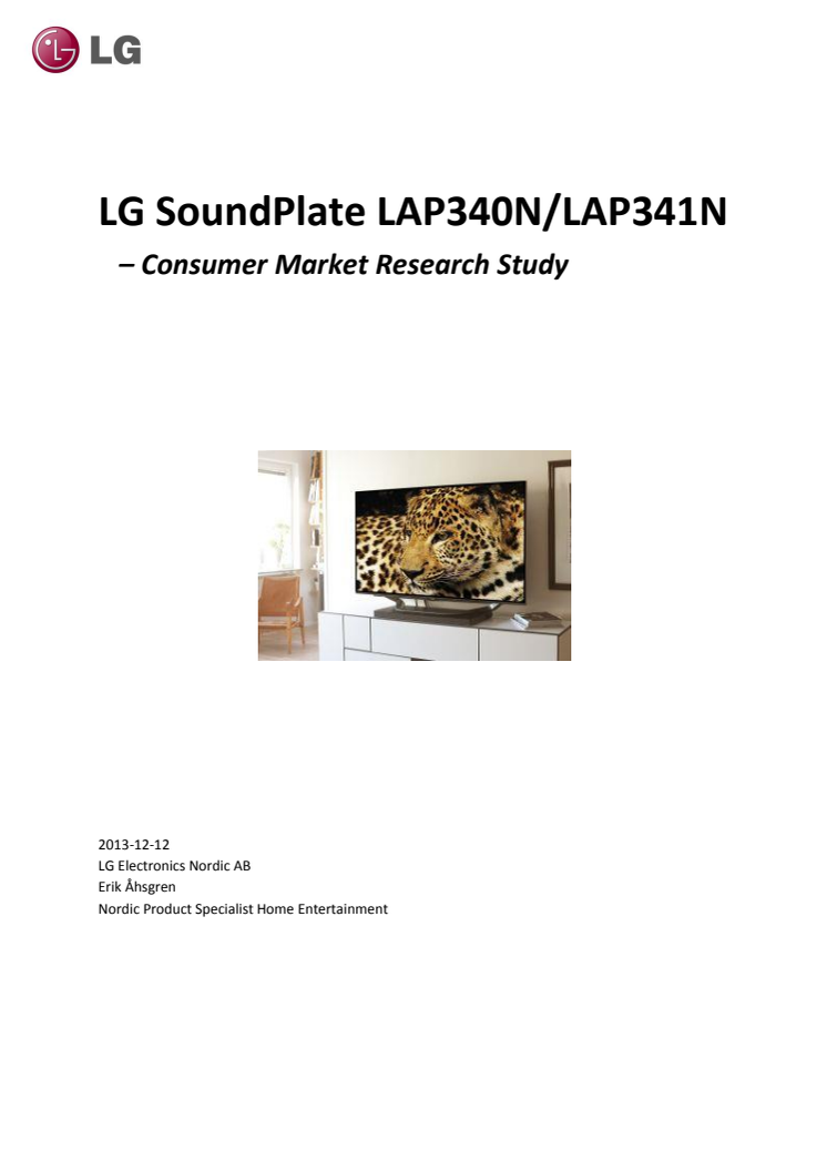 Soundplate Research 2013