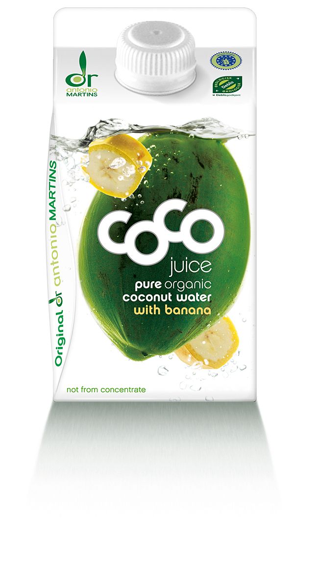 Dr. Martins Coco Juice banan økologisk 500 ml