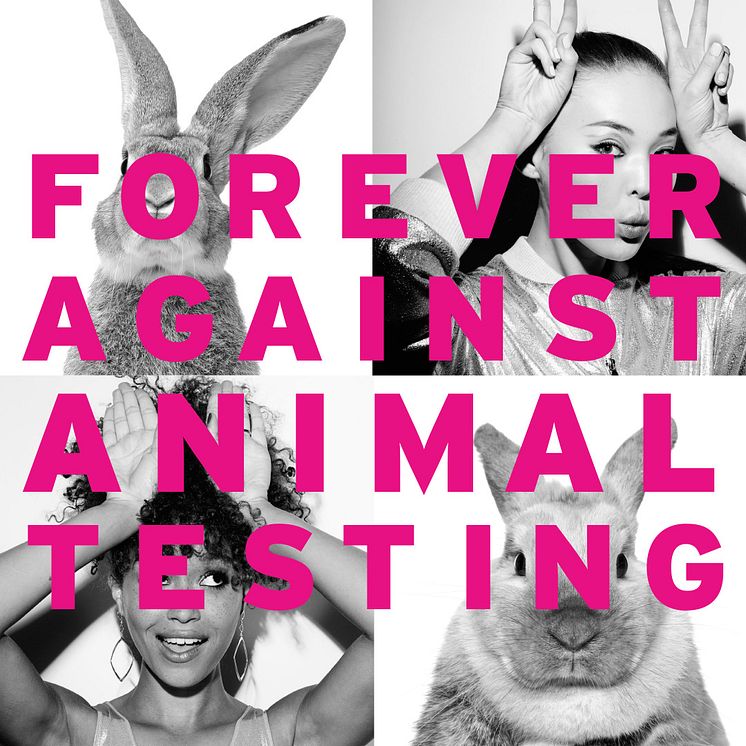 Forever Against Animal Testing_bunnysign