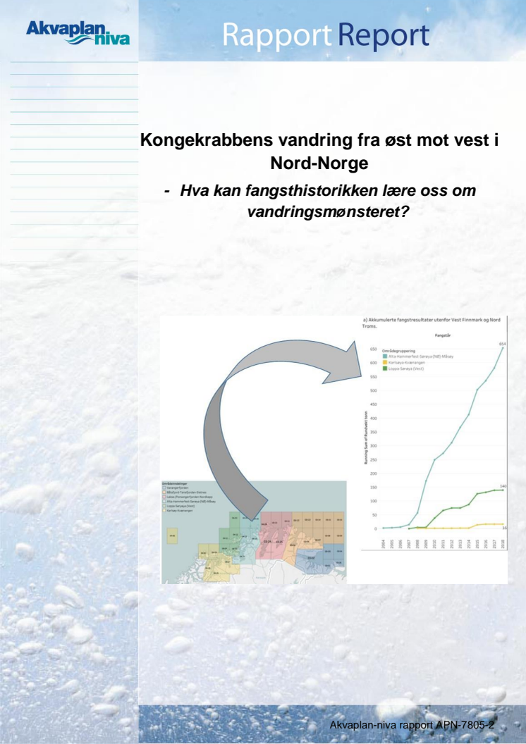 Kongekrabbens vandring Akvaplan-niva rapport nr 7805-2 (2019)