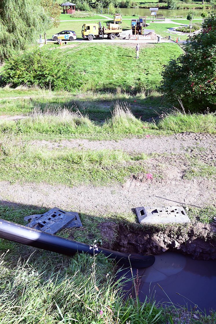 Spülbohrung bei Heimbuchenthal