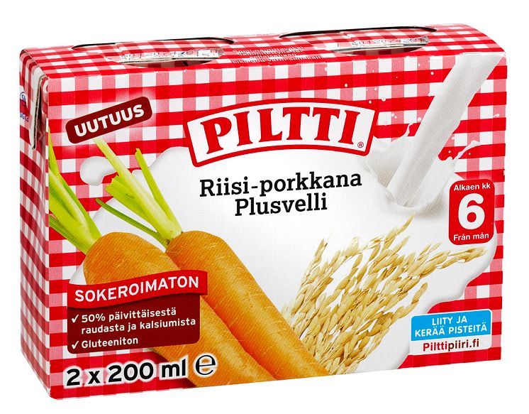 Piltti Riisi-porkkana Plusvelli