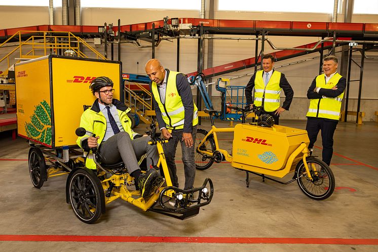 Andreas Carlson på DHL Express besök