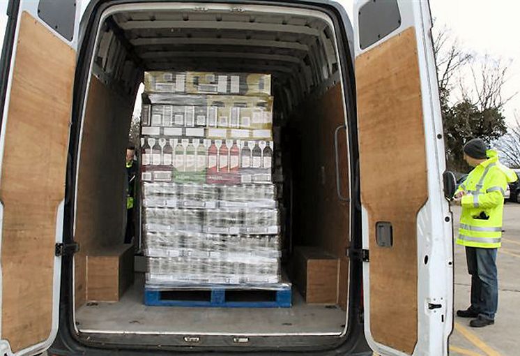 Operation Tessie - Van full of alcohol