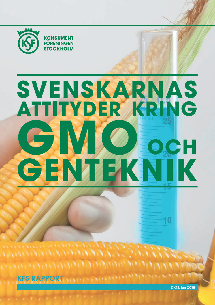 Sju av tio svenskar tror att det finns GMO-livsmedel i svenska butiker