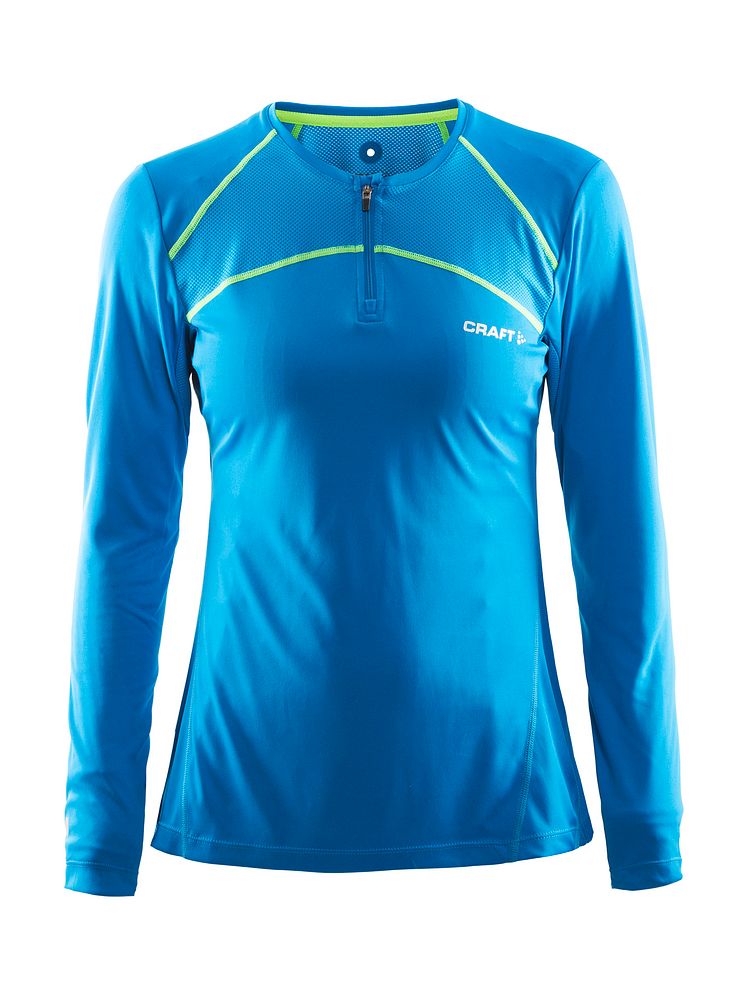 Devotion long sleeve shirt (women) i färgen brisk/flumino