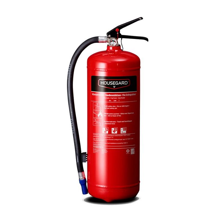 Brandsläckare bäst i test 2023 - Housegard pulver