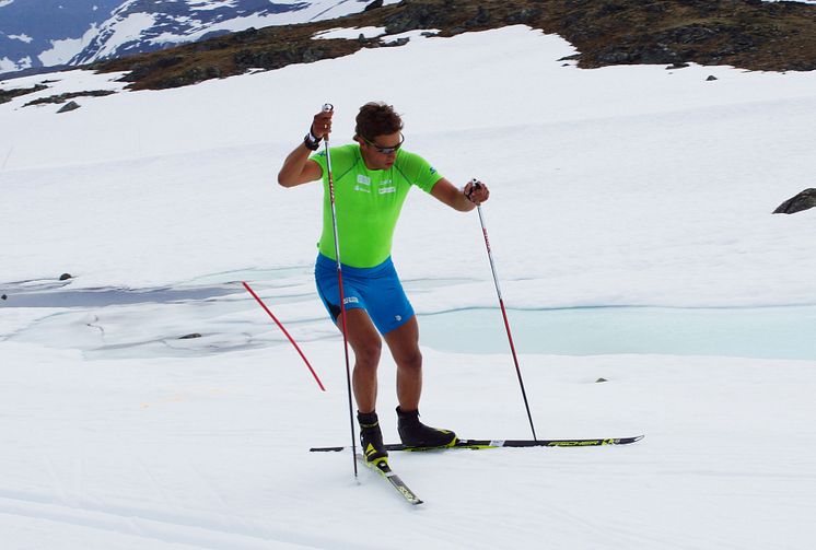 Lars Helge Birkeland på Sognefjellet