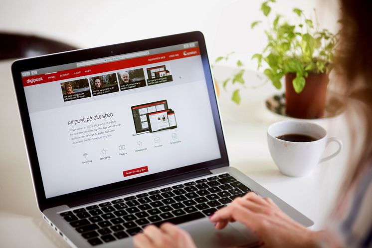 Digipost får stadig flere brukere. FOTO: Posten