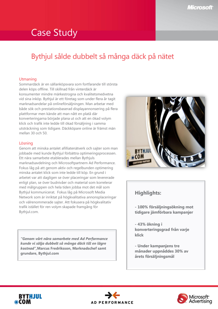 Bythjul sålde dubbelt så många däck på nätet