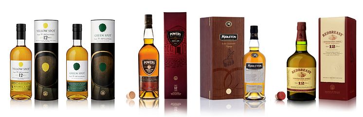 Fünf "Single Pot Still Irish Whiskeys“ ergänzen das exklusive Portfolio der Prestige Selection.  