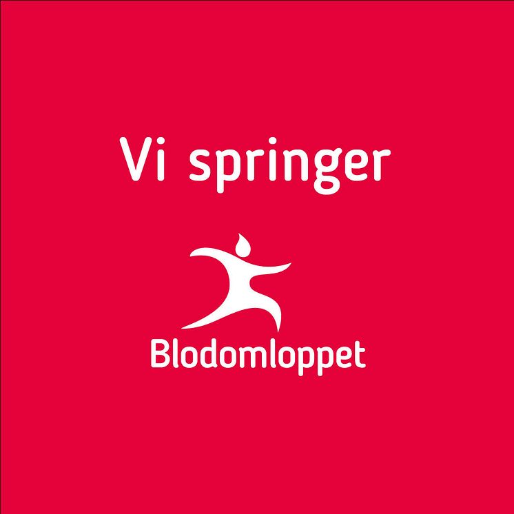 Logo - Vi springer Blomloppet