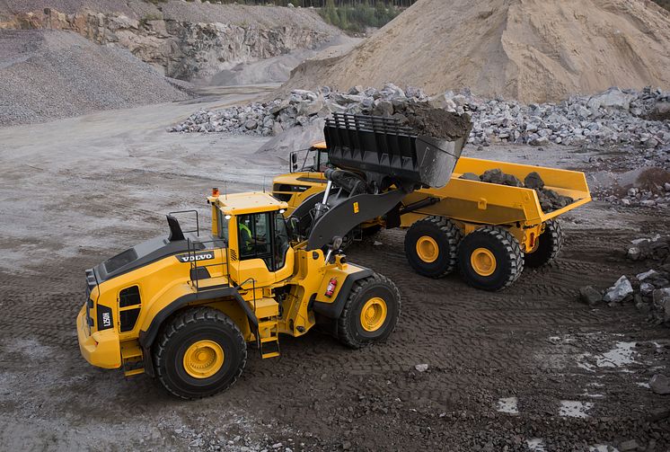 Volvo L250H hjullastare och dumper i G-serien