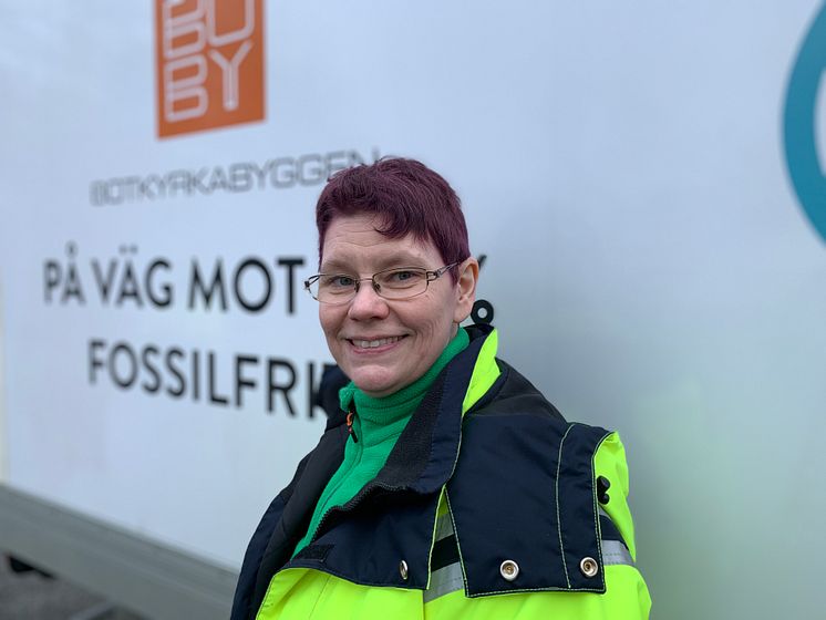 ”Grovsopbilen ökar tryggheten och trivseln för våra hyresgäster” säger Katarina Forsström