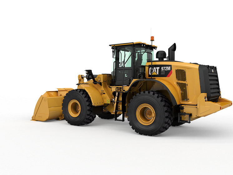 Cat 972M XE hybridhjullastare - vänster bak