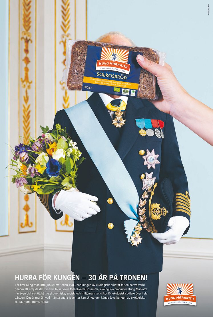 Carl XVI Gustafs tronjubileum kapas av Kung Markatta