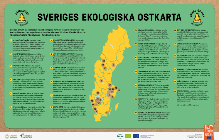 Sveriges Ekologiska Ostkarta