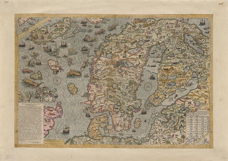 Olaus Magnus Carta Marina 1572