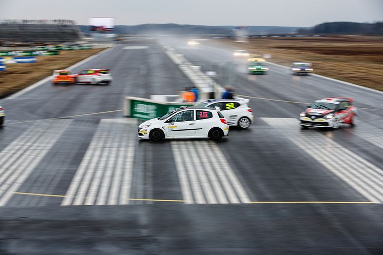 Renault Clio Cup Skövde. Julius "Julle" Ljungdahl (15)