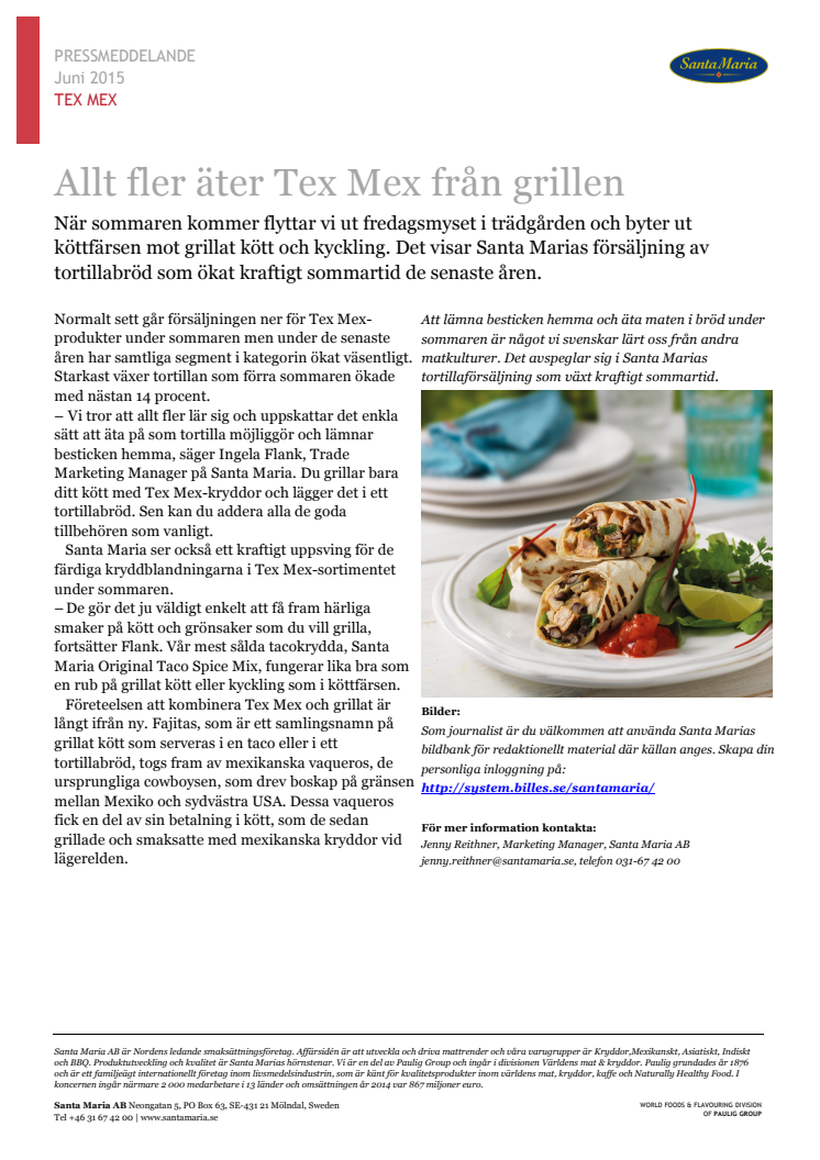 Allt fler äter Tex Mex från grillen
