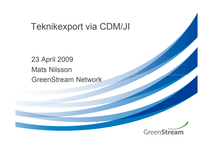 Mats Nilsson, Green Stream