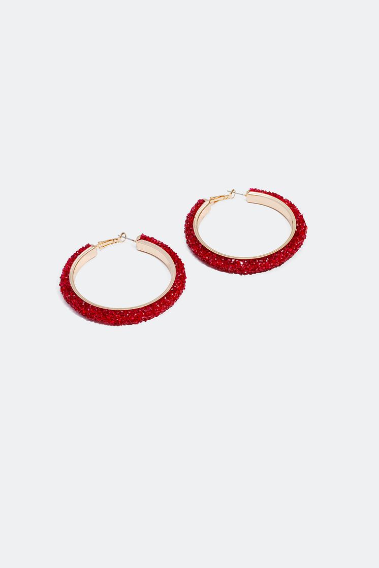 Hoops with Rhinestones 129 kr