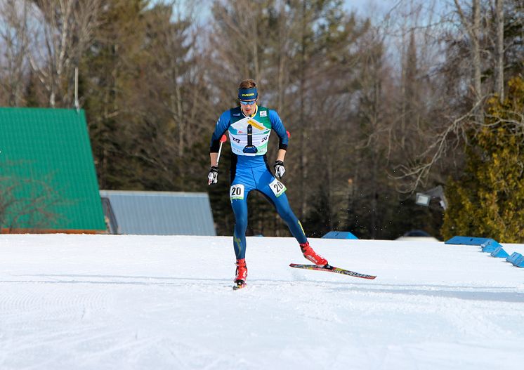 Erik Blomgren. Fotograf Mårten Lång, Skogssport