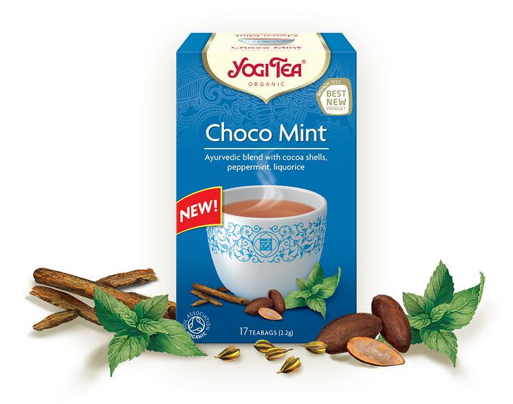 Ekologiska och smakrika YOGI TEA© lanserar i höst den uppfriskande Choco Mint