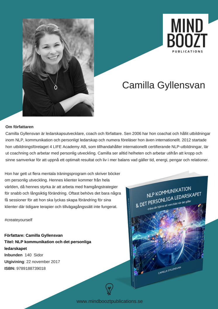 Ny bok inom kommunikation och personligt ledarskap av Camilla Gyllensvan
