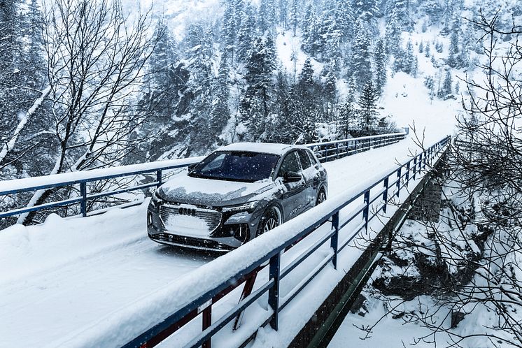 Audi Q4 50 e-tron quattro (Tyfongrå)