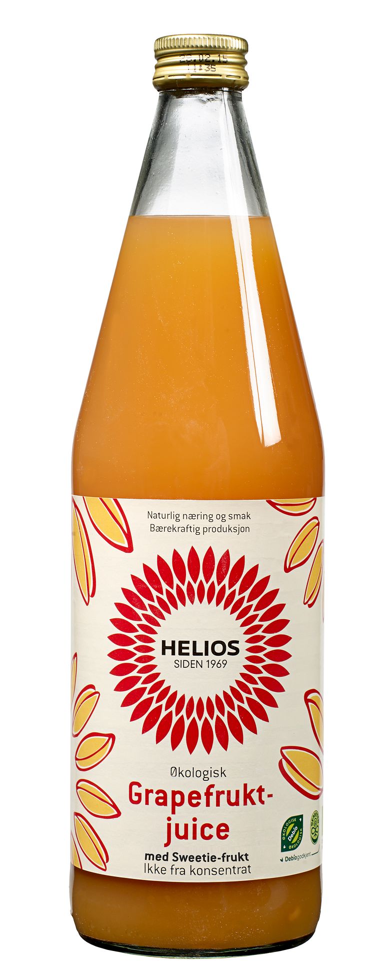 Helios grapefruktjuice med sweetie-frukt økologisk demeter 0,75 l