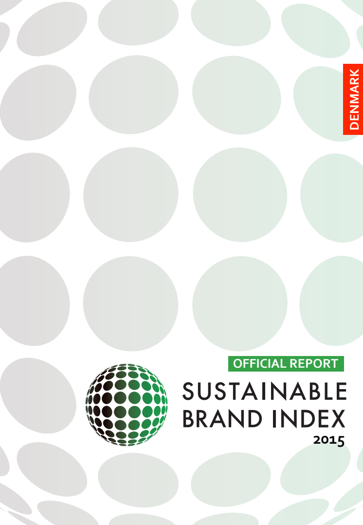 Sustainable Brand Index 2015 - officiell rapport för Danmark