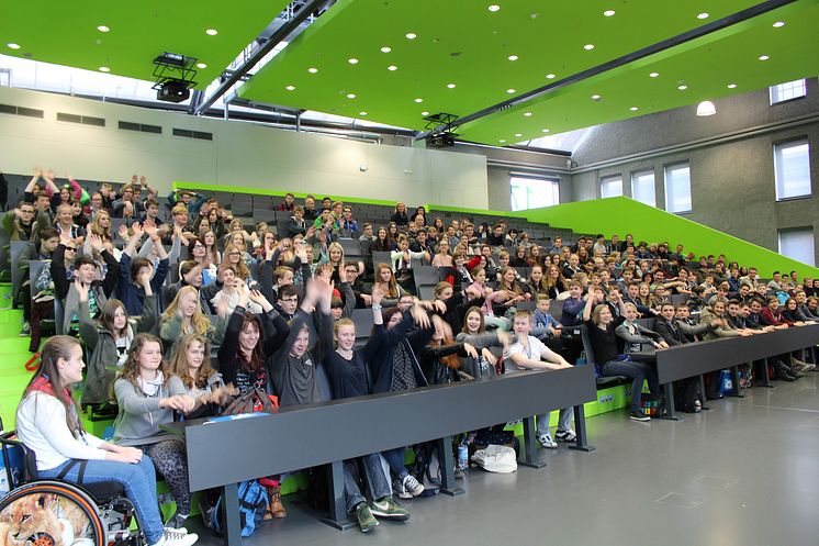 225 Brandenburger Schülerinnen und Schüler beim Zukunftstag an der Technischen Hochschule Wildau