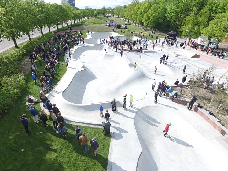 Söderlyckan skejtpark i Lunds stadspark, 4